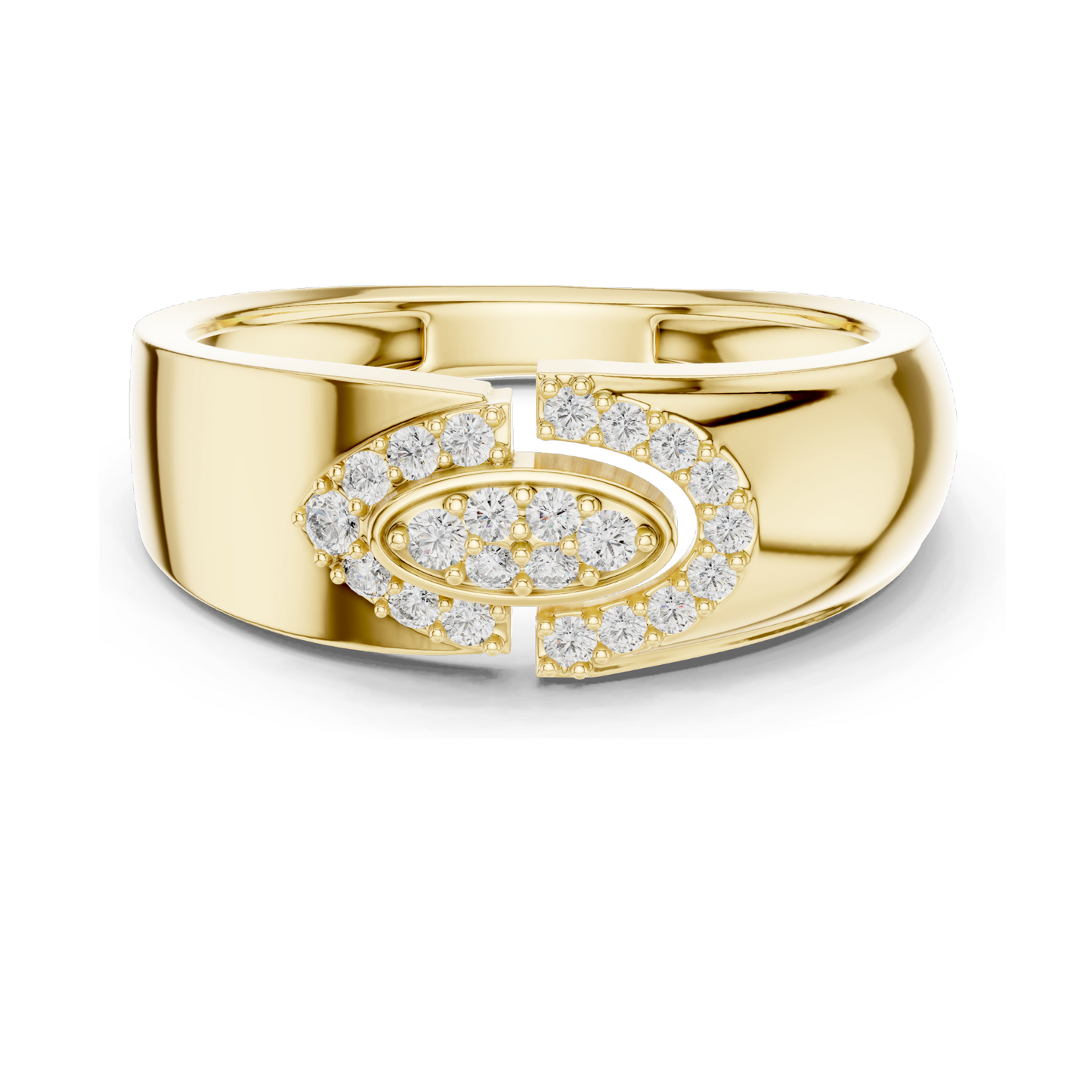 0.224 CT Lab Diamond Ladies Ring | VVS-VS EF Clarity | 18KT, 14KT, 10KT Gold & 925 Silver | Rose, Yellow, White Gold & Moissanite Options ✨💍