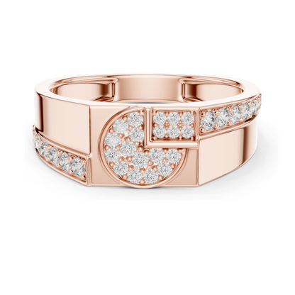 0.40 CT Lab Diamond & Moissanite Ladies Ring | 18KT, 14KT, 10KT Gold & 925 Silver | Rose, Yellow, White Gold Options | VVS-VS Clarity, CVD Diamonds