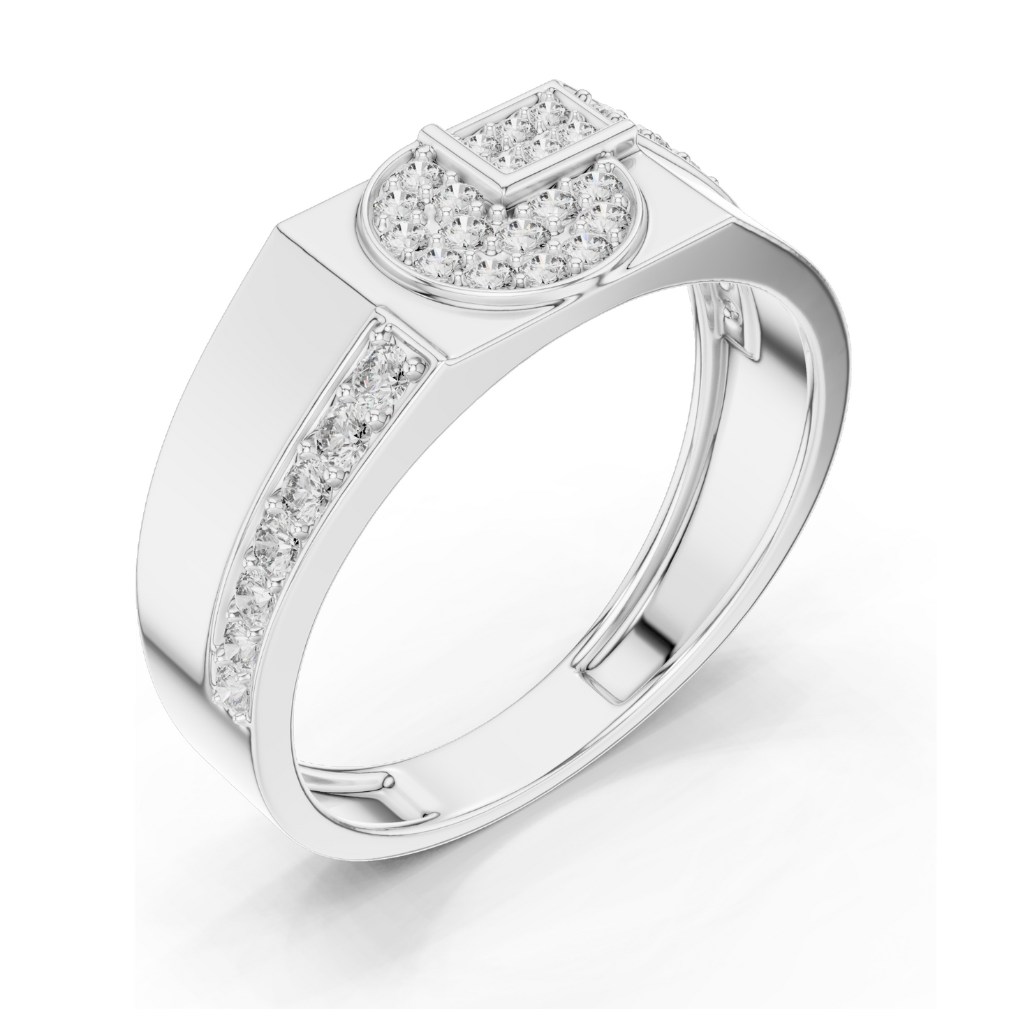 0.40 CT Lab Diamond & Moissanite Ladies Ring | 18KT, 14KT, 10KT Gold & 925 Silver | Rose, Yellow, White Gold Options | VVS-VS Clarity, CVD Diamonds