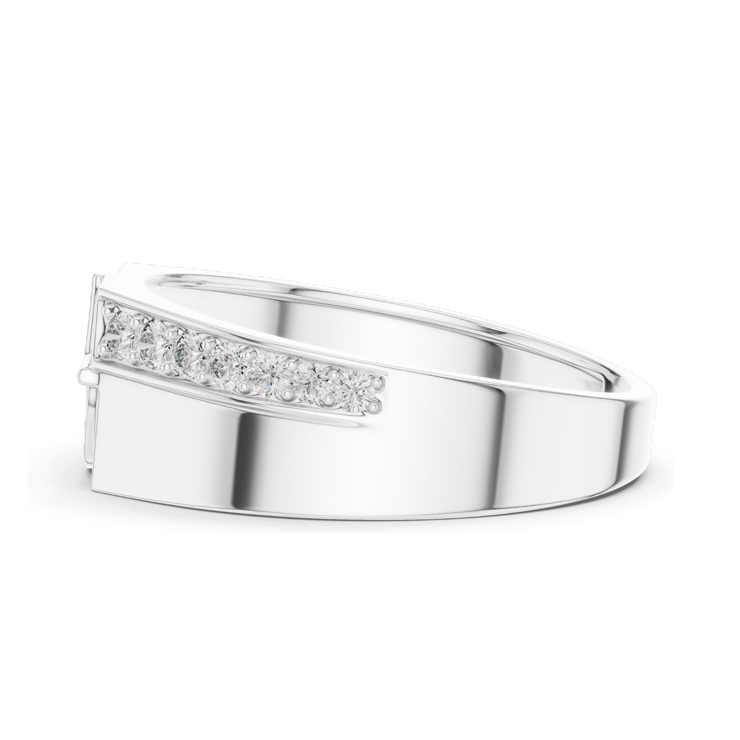 0.40 CT Lab Diamond & Moissanite Ladies Ring | 18KT, 14KT, 10KT Gold & 925 Silver | Rose, Yellow, White Gold Options | VVS-VS Clarity, CVD Diamonds