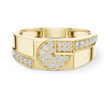 0.40 CT Lab Diamond & Moissanite Ladies Ring | 18KT, 14KT, 10KT Gold & 925 Silver | Rose, Yellow, White Gold Options | VVS-VS Clarity, CVD Diamonds