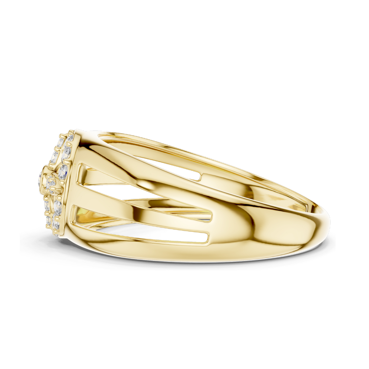 0.218 CT Lab-Grown Diamond Women’s Ring | VVS-VS EF Clarity | 18KT, 14KT, 10KT Gold & 925 Silver | Rose, Yellow, White Gold & Moissanite Options