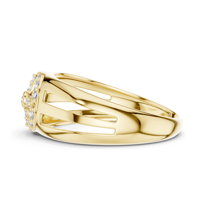 0.218 CT Lab-Grown Diamond Women’s Ring | VVS-VS EF Clarity | 18KT, 14KT, 10KT Gold & 925 Silver | Rose, Yellow, White Gold & Moissanite Options