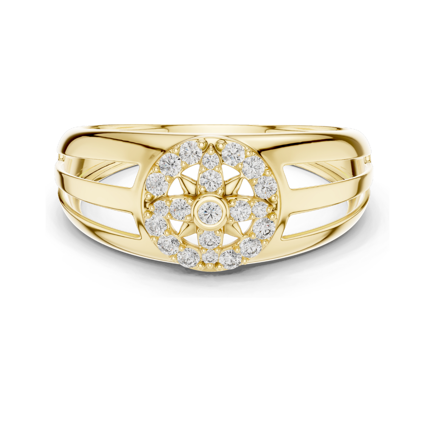 0.218 CT Lab-Grown Diamond Women’s Ring | VVS-VS EF Clarity | 18KT, 14KT, 10KT Gold & 925 Silver | Rose, Yellow, White Gold & Moissanite Options