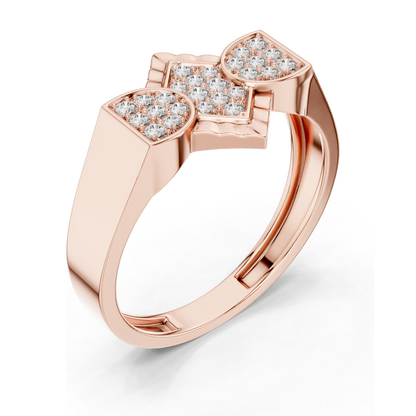 0.262 CT Lab Diamond & Moissanite Ladies Ring | VVS-VS EF Clarity | 18KT, 14KT, 10KT Gold & 925 Silver | Rose, Yellow, White Gold Options