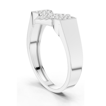 0.262 CT Lab Diamond & Moissanite Ladies Ring | VVS-VS EF Clarity | 18KT, 14KT, 10KT Gold & 925 Silver | Rose, Yellow, White Gold Options