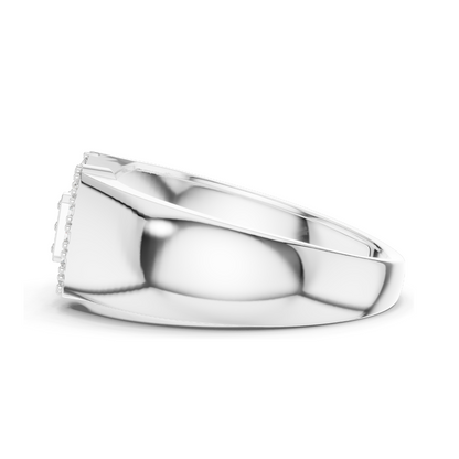 0.254 CT Lab-Grown Diamond Ladies Ring | VVS-VS EF Clarity | 18KT, 14KT, 10KT Gold & 925 Silver | Rose, Yellow, White Gold & Moissanite Options