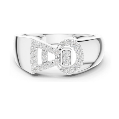 0.254 CT Lab-Grown Diamond Ladies Ring | VVS-VS EF Clarity | 18KT, 14KT, 10KT Gold & 925 Silver | Rose, Yellow, White Gold & Moissanite Options