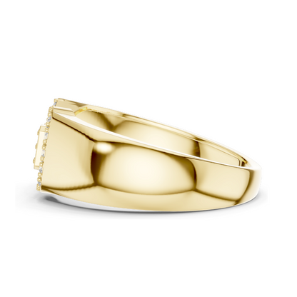 0.254 CT Lab-Grown Diamond Ladies Ring | VVS-VS EF Clarity | 18KT, 14KT, 10KT Gold & 925 Silver | Rose, Yellow, White Gold & Moissanite Options