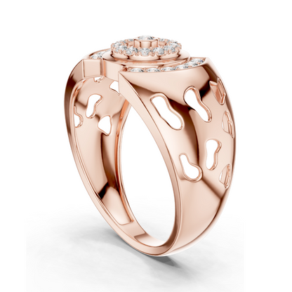 0.328 CT Lab-Grown Diamond Ring for Women | VVS-VS EF Clarity | 18KT, 14KT, 10KT Gold & 925 Silver | Rose, Yellow, White Gold & Moissanite Options