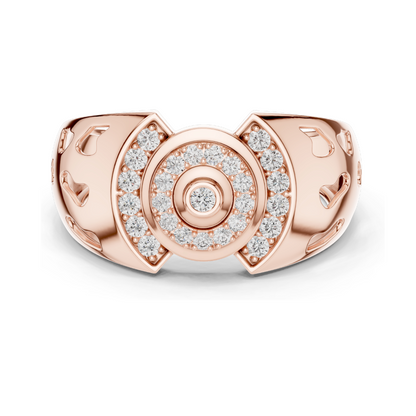 0.328 CT Lab-Grown Diamond Ring for Women | VVS-VS EF Clarity | 18KT, 14KT, 10KT Gold & 925 Silver | Rose, Yellow, White Gold & Moissanite Options