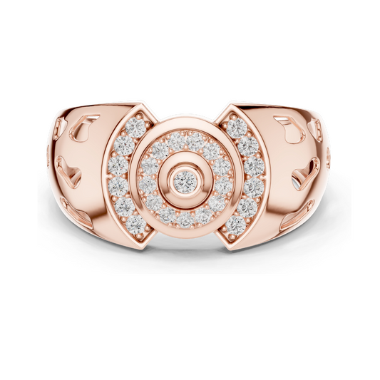 0.328 CT Lab-Grown Diamond Ring for Women | VVS-VS EF Clarity | 18KT, 14KT, 10KT Gold & 925 Silver | Rose, Yellow, White Gold & Moissanite Options