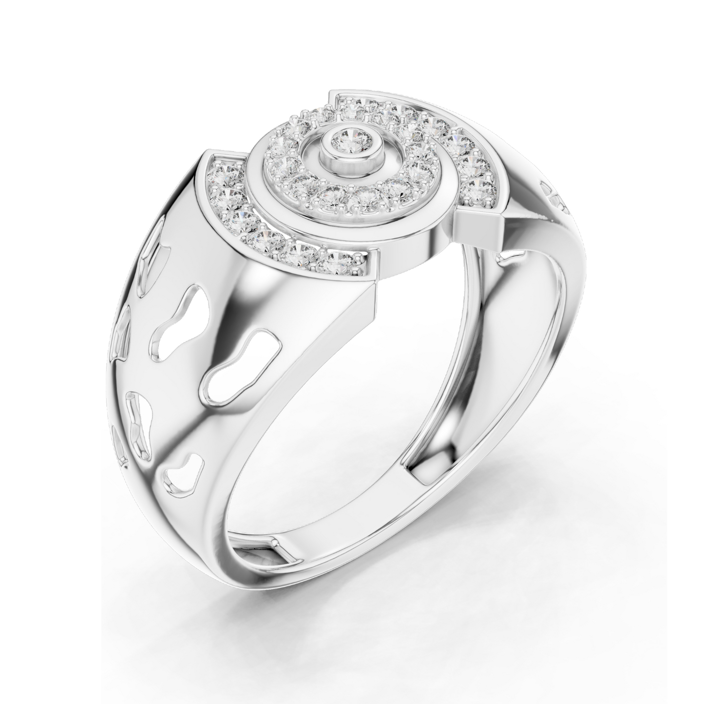 0.328 CT Lab-Grown Diamond Ring for Women | VVS-VS EF Clarity | 18KT, 14KT, 10KT Gold & 925 Silver | Rose, Yellow, White Gold & Moissanite Options