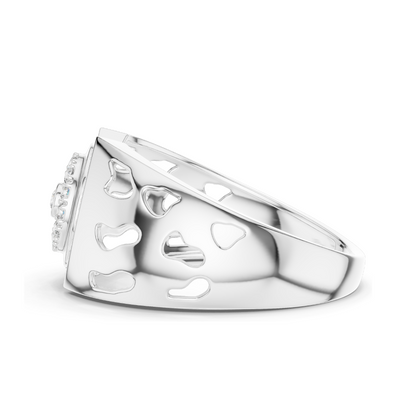 0.328 CT Lab-Grown Diamond Ring for Women | VVS-VS EF Clarity | 18KT, 14KT, 10KT Gold & 925 Silver | Rose, Yellow, White Gold & Moissanite Options