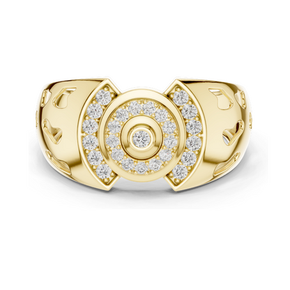 0.328 CT Lab-Grown Diamond Ring for Women | VVS-VS EF Clarity | 18KT, 14KT, 10KT Gold & 925 Silver | Rose, Yellow, White Gold & Moissanite Options