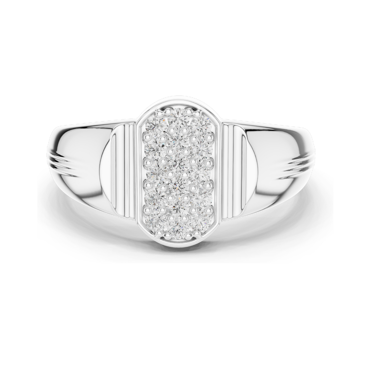 0.3 CT Lab Diamond Ladies Ring | 18KT, 14KT, 10KT Gold & 925 Silver | Rose, Yellow, White Gold | VVS-VS Clarity & Moissanite Options