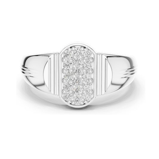 0.3 CT Lab Diamond Ladies Ring | 18KT, 14KT, 10KT Gold & 925 Silver | Rose, Yellow, White Gold | VVS-VS Clarity & Moissanite Options