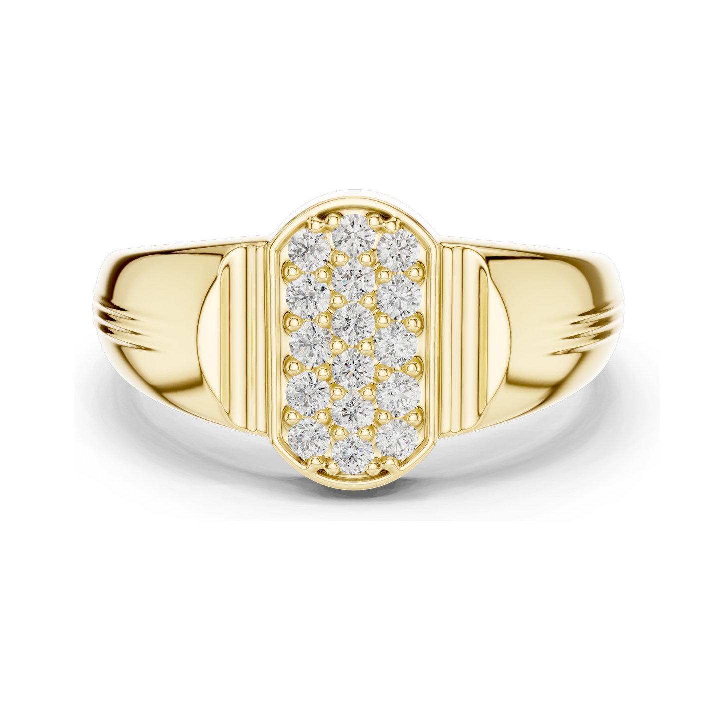 0.3 CT Lab Diamond Ladies Ring | 18KT, 14KT, 10KT Gold & 925 Silver | Rose, Yellow, White Gold | VVS-VS Clarity & Moissanite Options