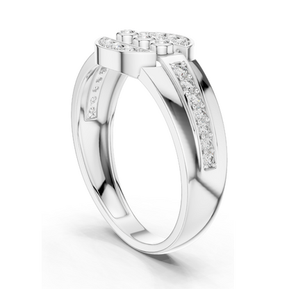 Lab Grown Diamond Three-Stone Ladies Ring | VVS-VS Clarity, 0.322 CT | Available in 18kt, 14kt, 10kt Gold & 925 Silver | Rose, Yellow, White Gold & Moissanite Options