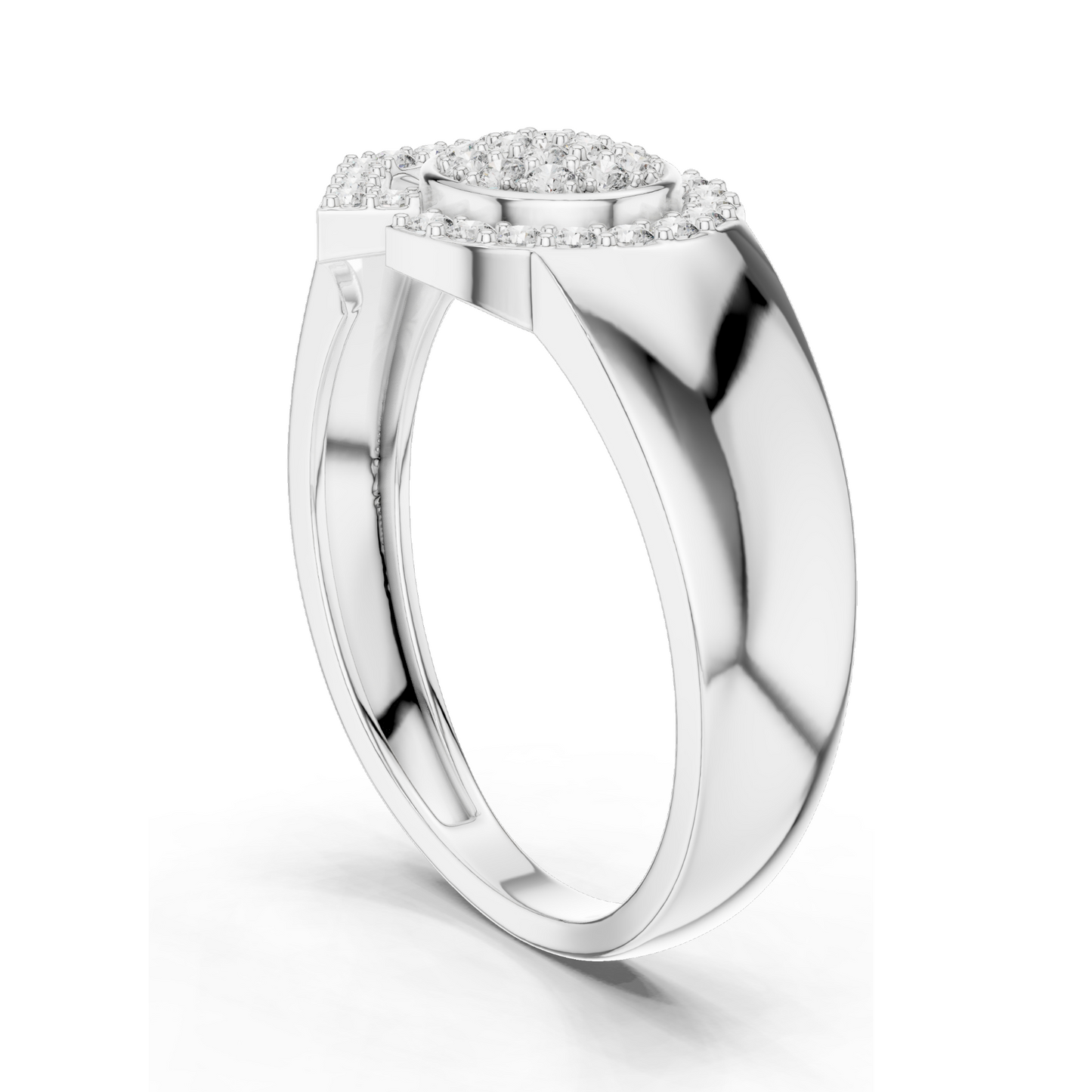 0.336 CT Lab-Grown Diamond Ladies Ring | VVS-VS EF Clarity | 18KT, 14KT, 10KT Gold & 925 Silver | Rose, Yellow, White Gold & Moissanite Options