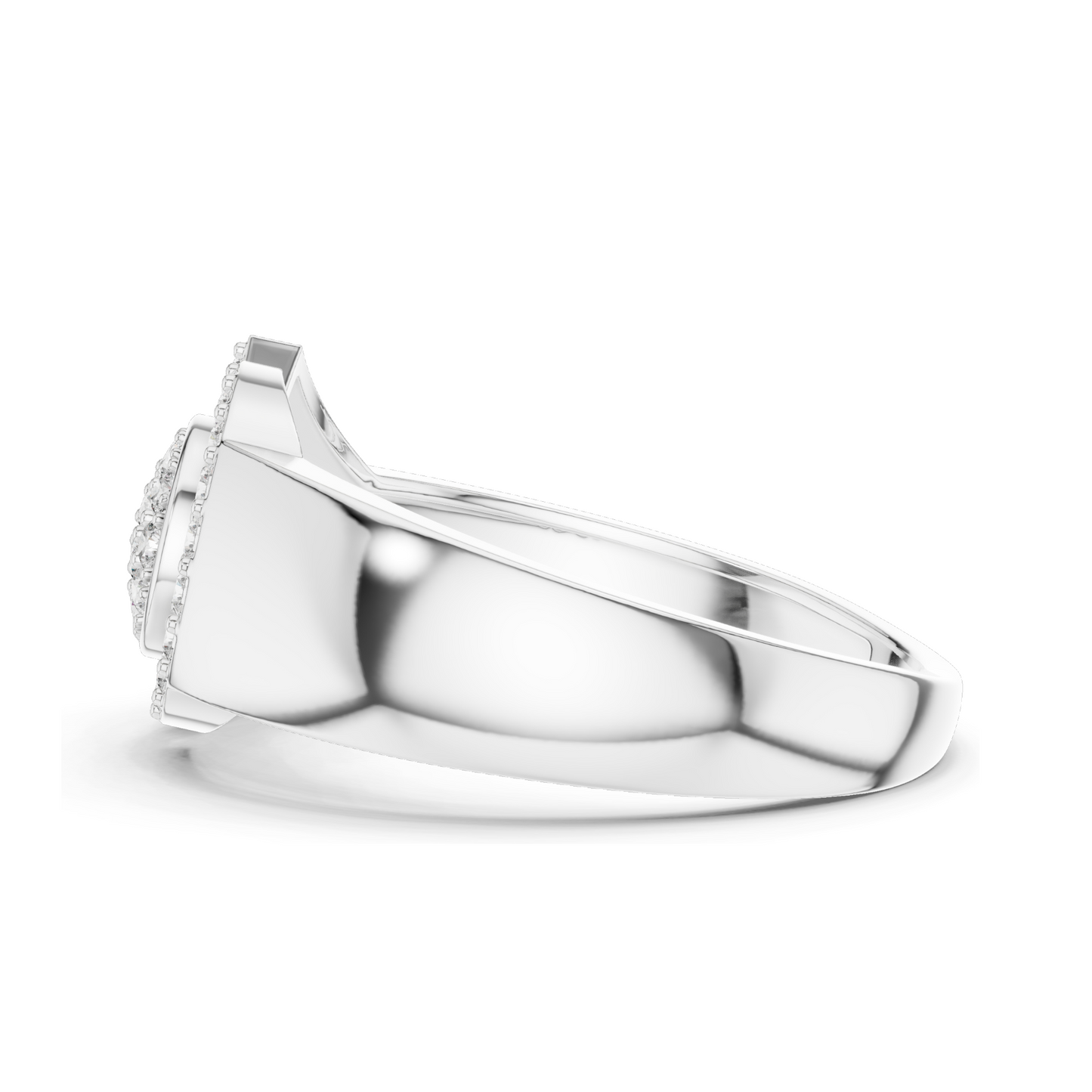 0.336 CT Lab-Grown Diamond Ladies Ring | VVS-VS EF Clarity | 18KT, 14KT, 10KT Gold & 925 Silver | Rose, Yellow, White Gold & Moissanite Options
