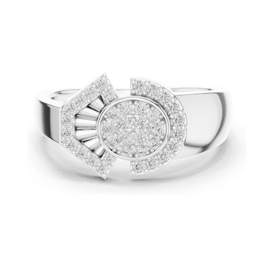0.336 CT Lab-Grown Diamond Ladies Ring | VVS-VS EF Clarity | 18KT, 14KT, 10KT Gold & 925 Silver | Rose, Yellow, White Gold & Moissanite Options