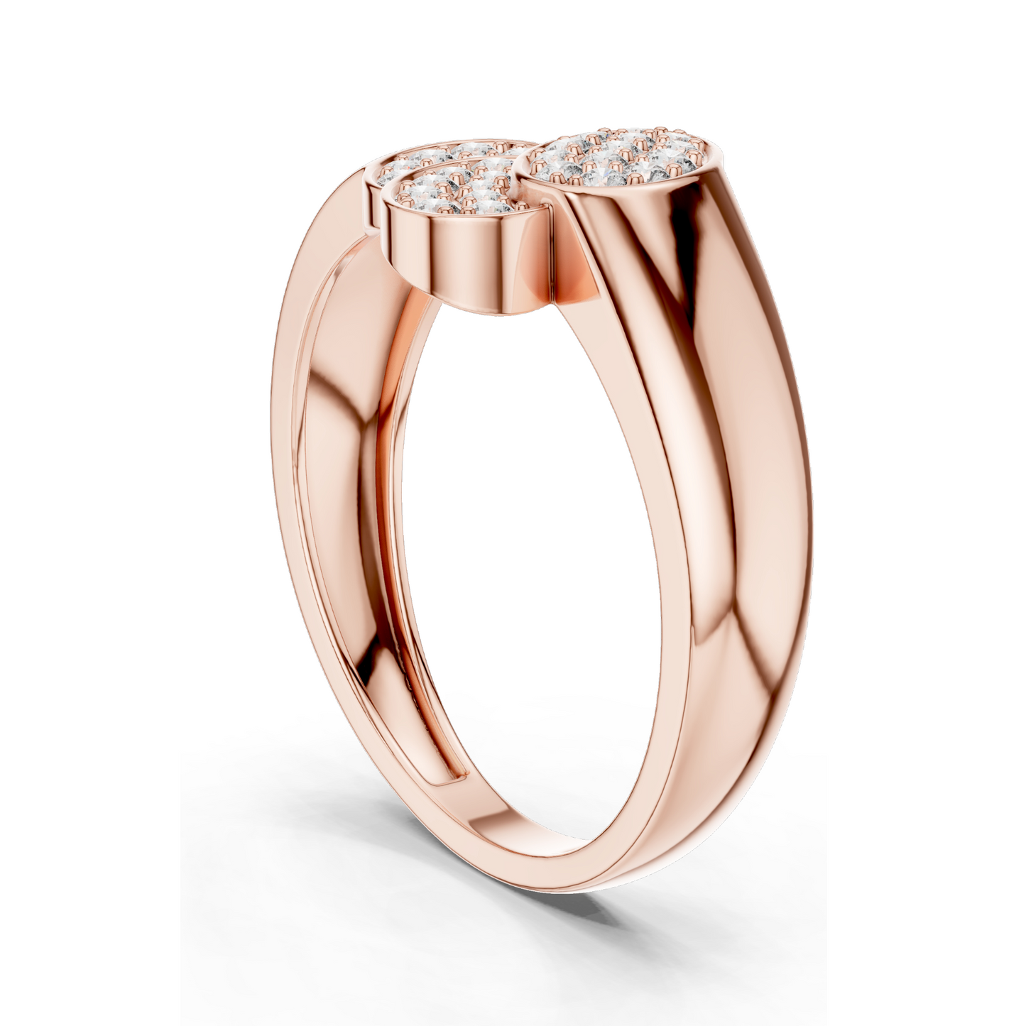 Elegant Lab Diamond Three-Stone Ring for Women | 0.341 CT VVS-VS EF Lab Diamonds | 18KT, 14KT, 10KT Gold & 925 Silver | Available in Rose, Yellow, White Gold & Moissanite