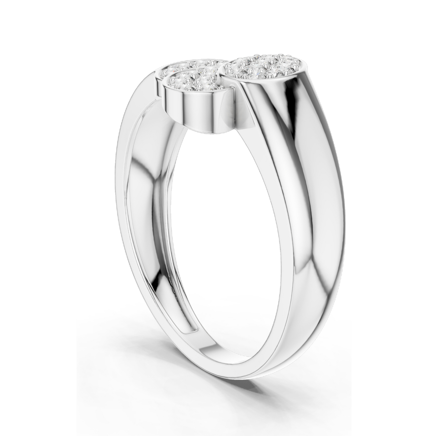 Elegant Lab Diamond Three-Stone Ring for Women | 0.341 CT VVS-VS EF Lab Diamonds | 18KT, 14KT, 10KT Gold & 925 Silver | Available in Rose, Yellow, White Gold & Moissanite