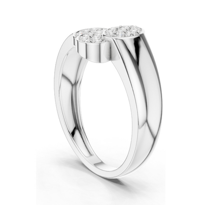 Elegant Lab Diamond Three-Stone Ring for Women | 0.341 CT VVS-VS EF Lab Diamonds | 18KT, 14KT, 10KT Gold & 925 Silver | Available in Rose, Yellow, White Gold & Moissanite