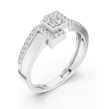 Lab Diamond Ladies Ring | VVS-VS Clarity, 0.33 CT | 18KT, 14KT, 10KT Gold & 925 Silver | Rose, Yellow, White Gold & Moissanite Options