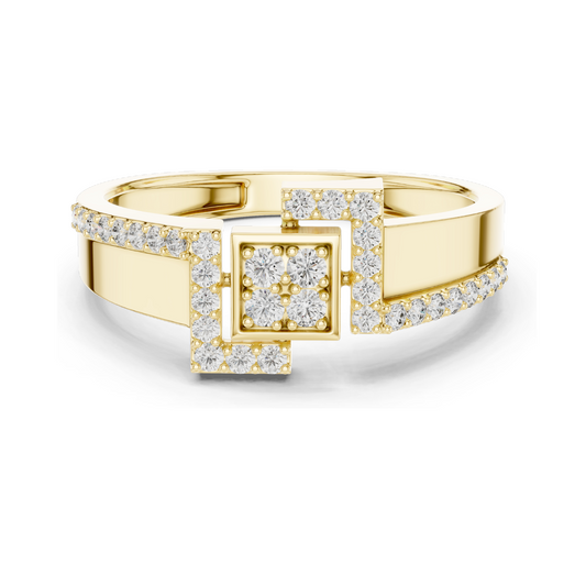 Lab Diamond Ladies Ring | VVS-VS Clarity, 0.33 CT | 18KT, 14KT, 10KT Gold & 925 Silver | Rose, Yellow, White Gold & Moissanite Options