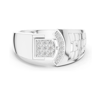 0.167 CT Lab Diamond Designer Ladies Ring | VVS-VS EF Clarity | Available in 18KT, 14KT, 10KT Gold & 925 Silver | Moissanite Option