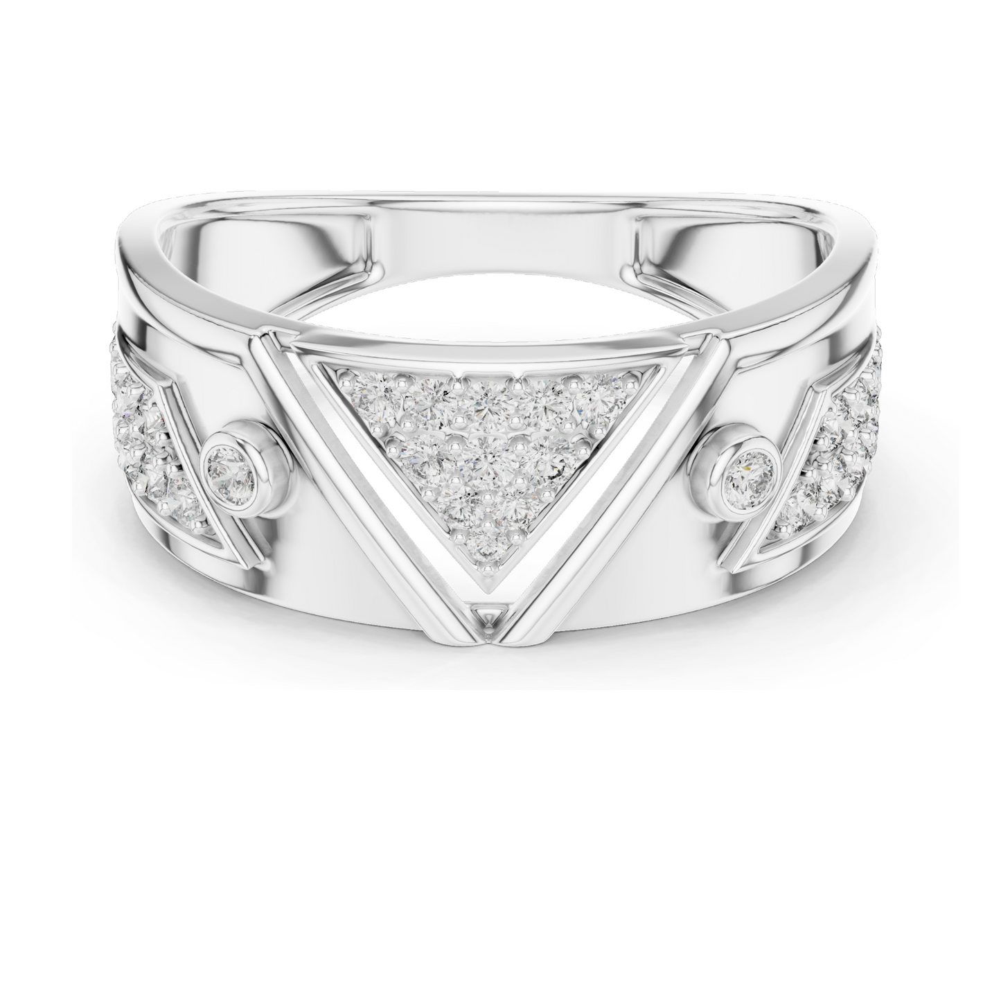 Diamond Ring for Women | VVS-VS EF Clarity | 18KT, 14KT, 10KT Gold & 925 Silver | Rose, Yellow, White Gold & Moissanite Options | 0.401 CT Lab Diamond