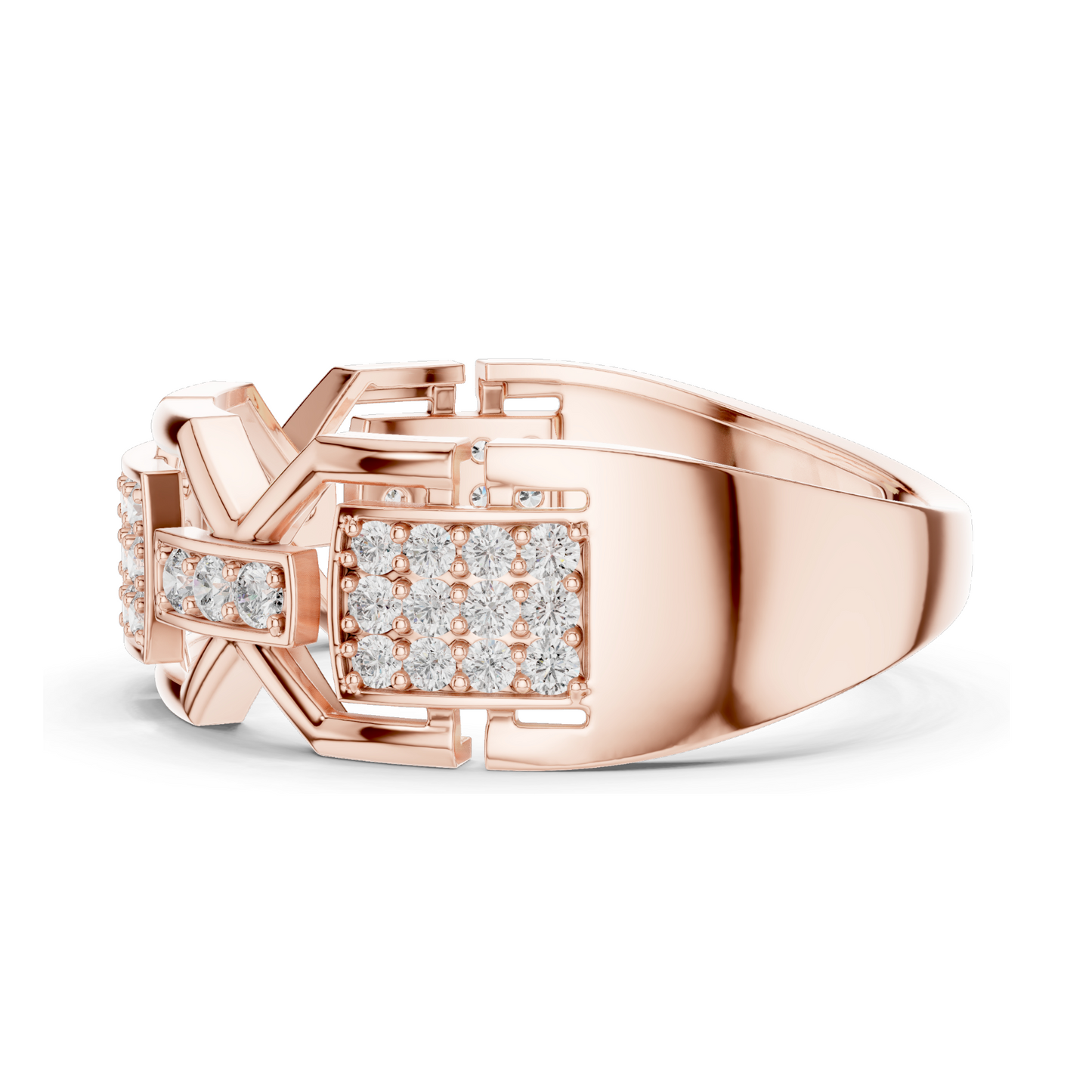 Lab-Grown Diamond Three-Stone Ring for Women | 0.456 CT VVS-VS EF Clarity | 18KT, 14KT, 10KT Gold & 925 Silver | Rose, Yellow, White Gold Options