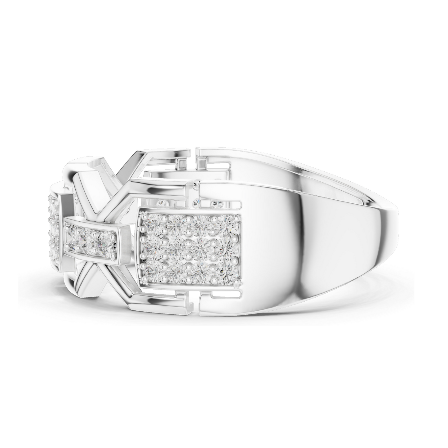 Lab-Grown Diamond Three-Stone Ring for Women | 0.456 CT VVS-VS EF Clarity | 18KT, 14KT, 10KT Gold & 925 Silver | Rose, Yellow, White Gold Options