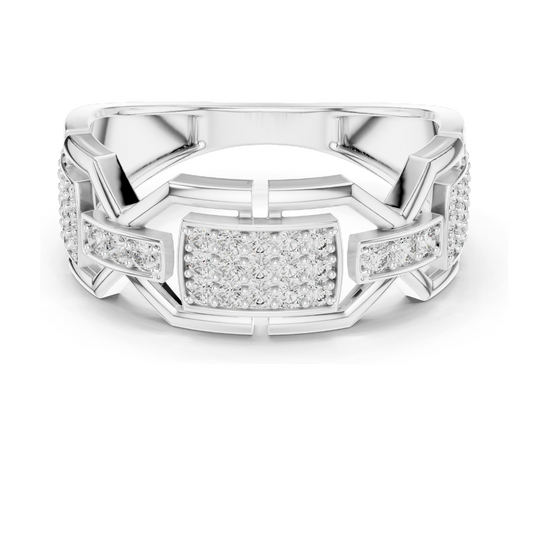 Lab-Grown Diamond Three-Stone Ring for Women | 0.456 CT VVS-VS EF Clarity | 18KT, 14KT, 10KT Gold & 925 Silver | Rose, Yellow, White Gold Options