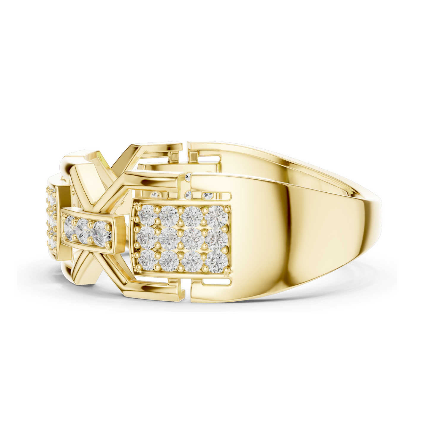 Lab-Grown Diamond Three-Stone Ring for Women | 0.456 CT VVS-VS EF Clarity | 18KT, 14KT, 10KT Gold & 925 Silver | Rose, Yellow, White Gold Options