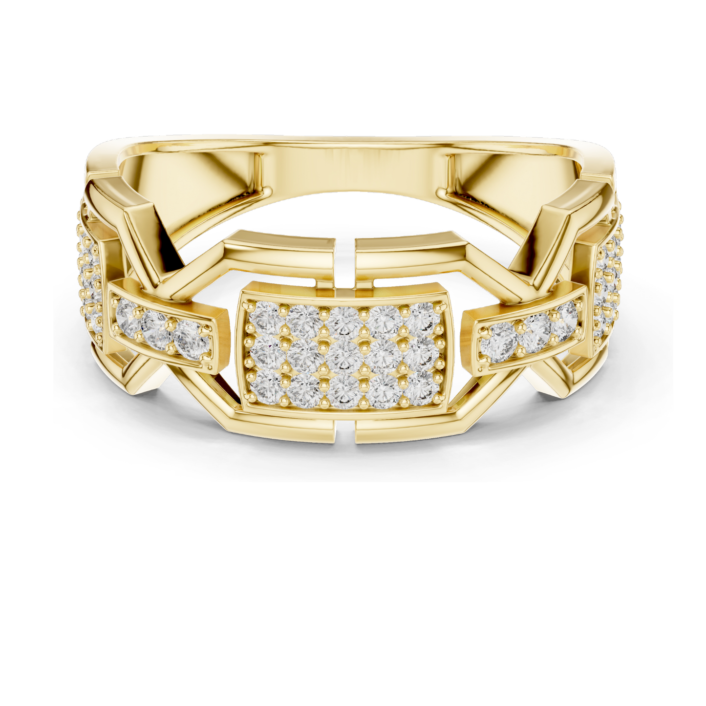 Lab-Grown Diamond Three-Stone Ring for Women | 0.456 CT VVS-VS EF Clarity | 18KT, 14KT, 10KT Gold & 925 Silver | Rose, Yellow, White Gold Options