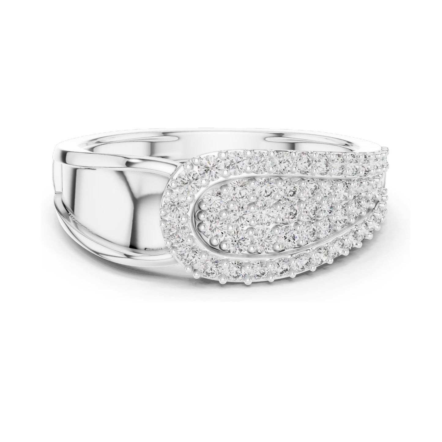 0.641 CT Lab Diamond Designer Ring for Women | VVS-VS EF Clarity | 18KT, 14KT, 10KT Gold & 925 Silver | White, Yellow, Rose Gold & Moissanite Options