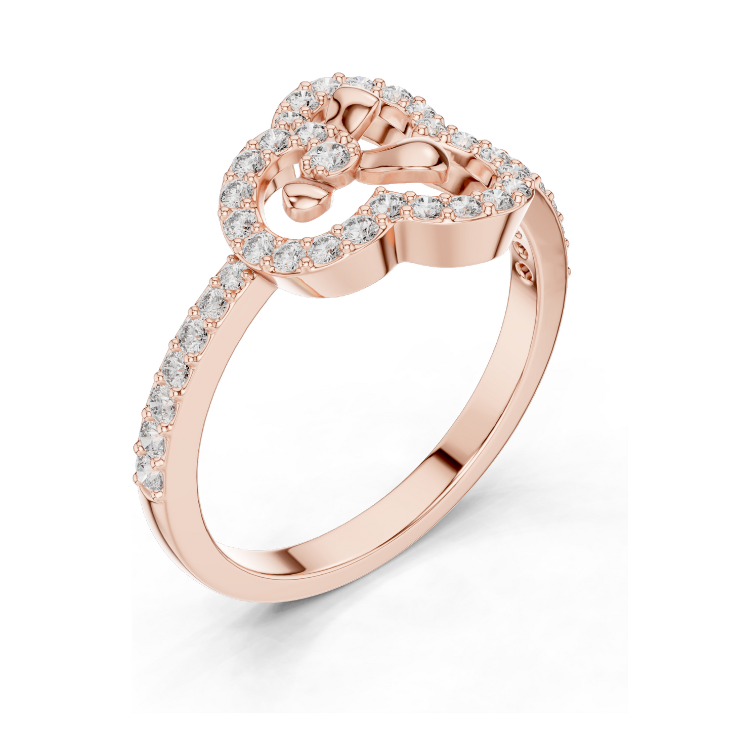 Lab Grown Diamond Ring with Halo Design | 0.366 CT | 18KT, 14KT, 10KT Gold & 925 Silver | VVS-VS EF Clarity | Rose, Yellow, White Gold & Moissanite Options 💍