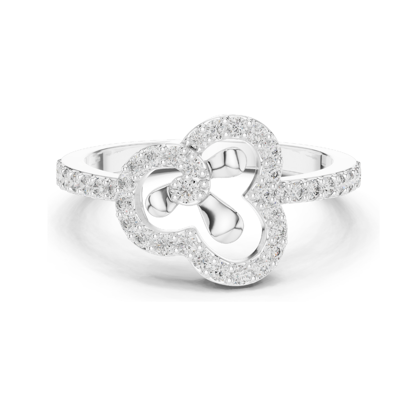 Lab Grown Diamond Ring with Halo Design | 0.366 CT | 18KT, 14KT, 10KT Gold & 925 Silver | VVS-VS EF Clarity | Rose, Yellow, White Gold & Moissanite Options 💍