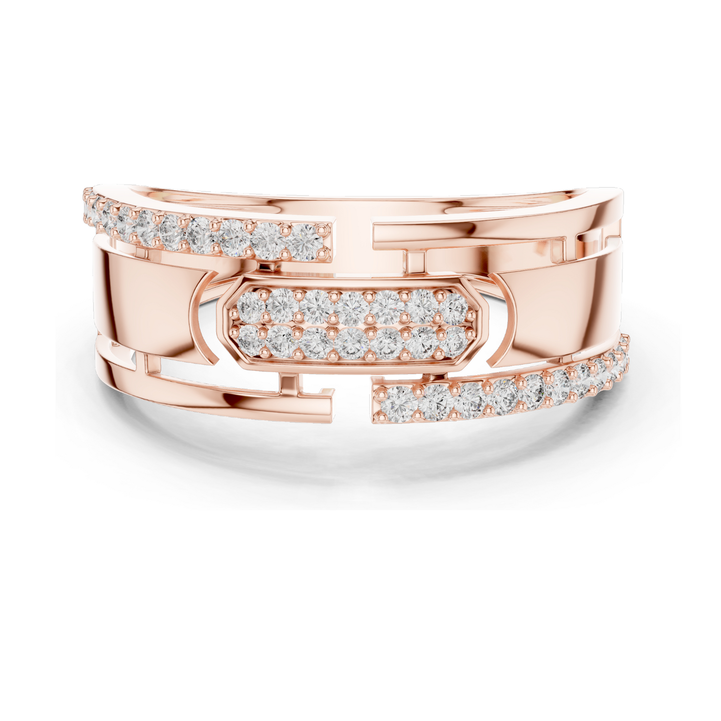 0.324 CT Lab Diamond Designer Ring for Women | VVS–VS EF Round Brilliant | 18KT, 14KT, 10KT Gold & 925 Silver | Rose, Yellow, White Gold | Moissanite Option