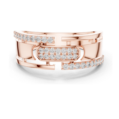 0.324 CT Lab Diamond Designer Ring for Women | VVS–VS EF Round Brilliant | 18KT, 14KT, 10KT Gold & 925 Silver | Rose, Yellow, White Gold | Moissanite Option