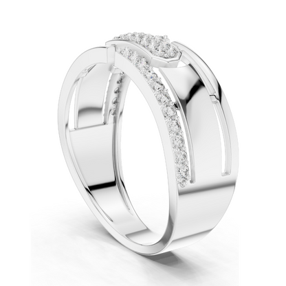 0.324 CT Lab Diamond Designer Ring for Women | VVS–VS EF Round Brilliant | 18KT, 14KT, 10KT Gold & 925 Silver | Rose, Yellow, White Gold | Moissanite Option