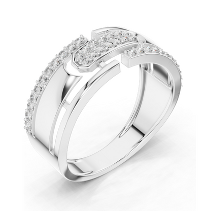 0.324 CT Lab Diamond Designer Ring for Women | VVS–VS EF Round Brilliant | 18KT, 14KT, 10KT Gold & 925 Silver | Rose, Yellow, White Gold | Moissanite Option