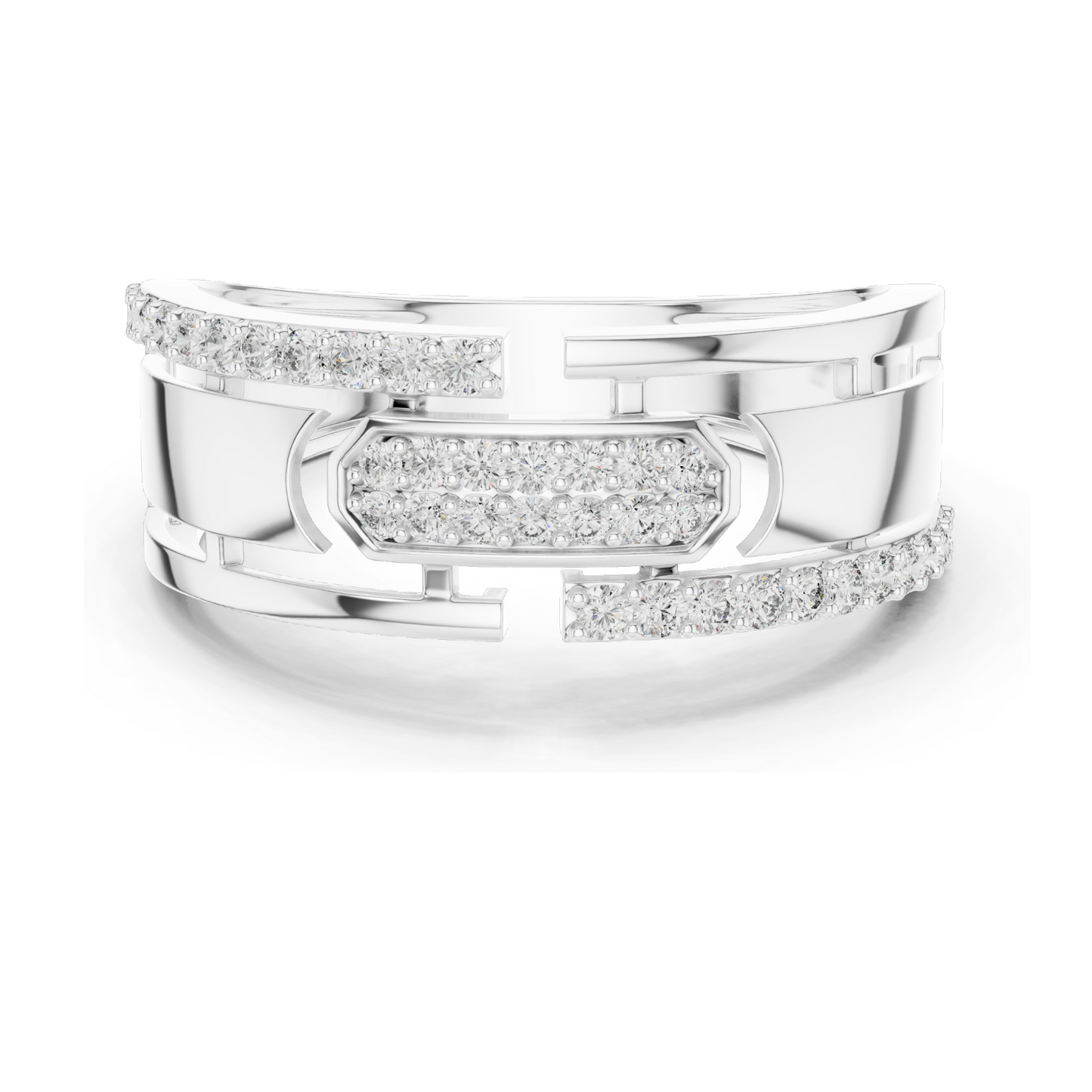 0.324 CT Lab Diamond Designer Ring for Women | VVS–VS EF Round Brilliant | 18KT, 14KT, 10KT Gold & 925 Silver | Rose, Yellow, White Gold | Moissanite Option