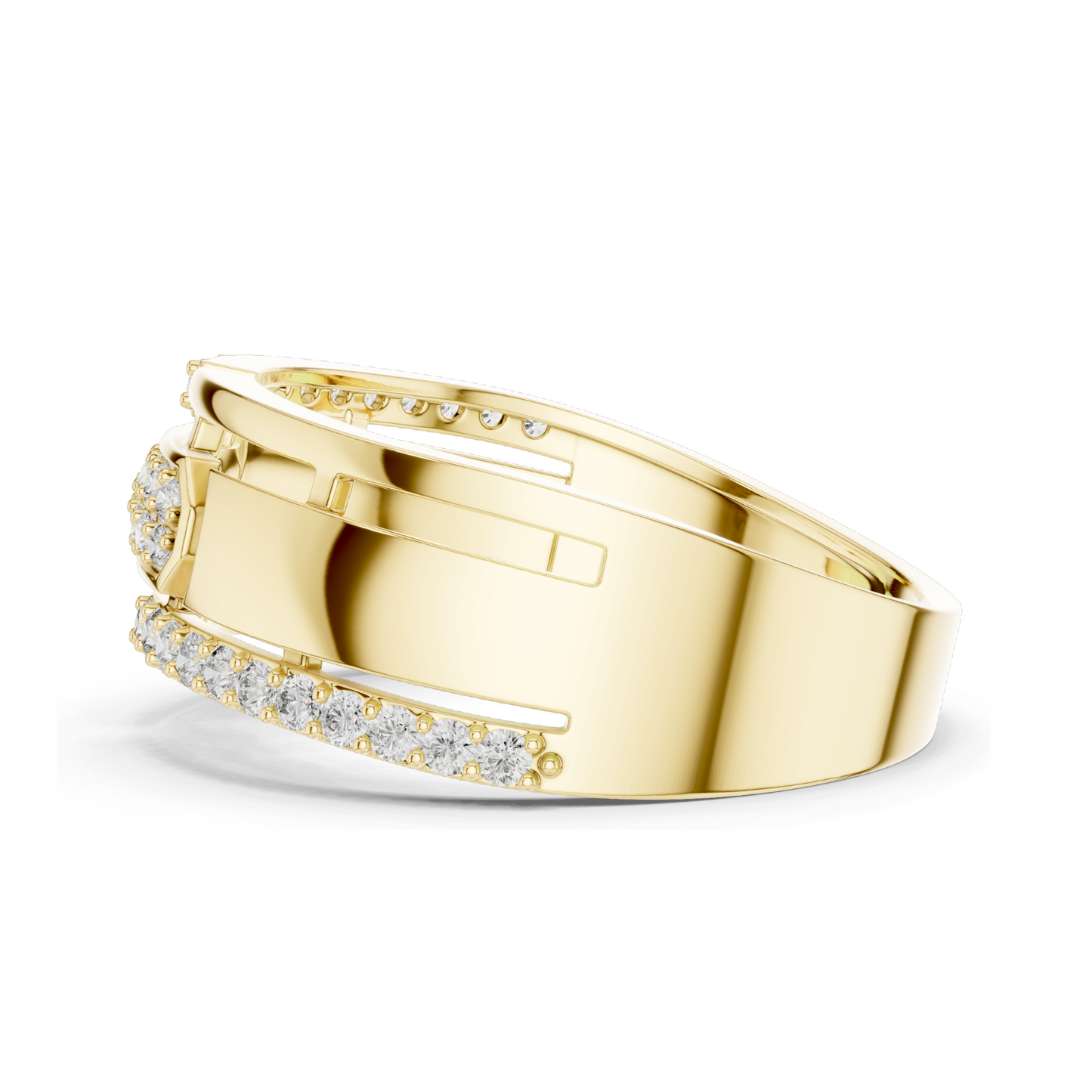 0.324 CT Lab Diamond Designer Ring for Women | VVS–VS EF Round Brilliant | 18KT, 14KT, 10KT Gold & 925 Silver | Rose, Yellow, White Gold | Moissanite Option