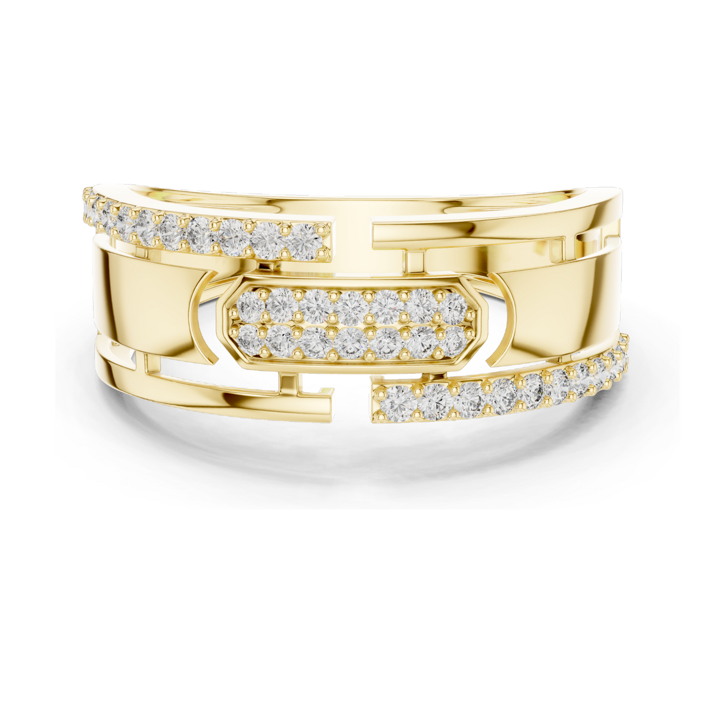 0.324 CT Lab Diamond Designer Ring for Women | VVS–VS EF Round Brilliant | 18KT, 14KT, 10KT Gold & 925 Silver | Rose, Yellow, White Gold | Moissanite Option