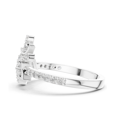 0.313 CT Lab Diamond Ladies Ring | VVS-VS EF Clarity | 18KT, 14KT, 10KT Gold & 925 Silver | Rose, Yellow, White Gold & Moissanite Options