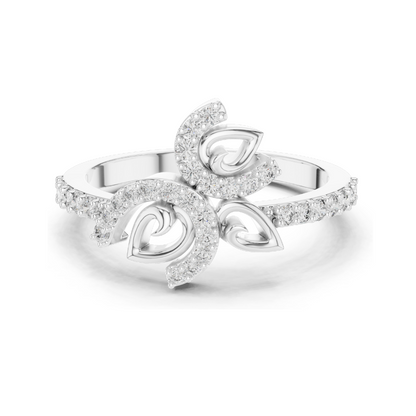 0.313 CT Lab Diamond Ladies Ring | VVS-VS EF Clarity | 18KT, 14KT, 10KT Gold & 925 Silver | Rose, Yellow, White Gold & Moissanite Options